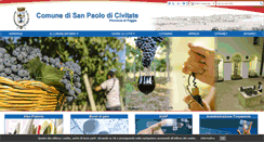 Desktop Screenshot of comune.sanpaolodicivitate.fg.it