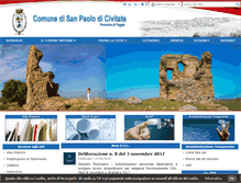 Tablet Screenshot of comune.sanpaolodicivitate.fg.it